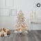 5ft. Pre-Lit Flocked Grand Northern Rocky Fir Artificial Christmas Tree, Warm White Micro LED Lights